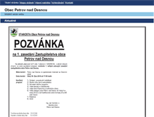 Tablet Screenshot of petrovnaddesnou.cz